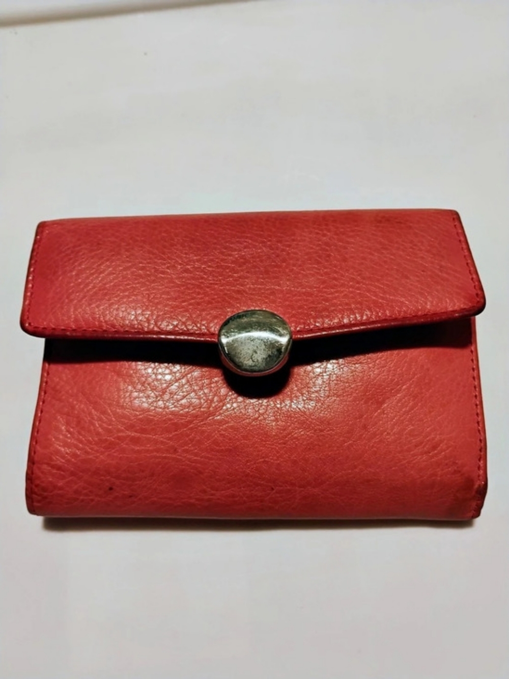 Pink Leather-Style Wallet Fossil